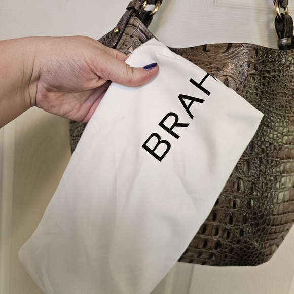 Brahmin Alligator Embossed Jacqueline Hobo Soft Large Bag - Picture 4 of 9